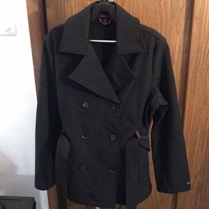 Tommy Hilfiger black pea coat